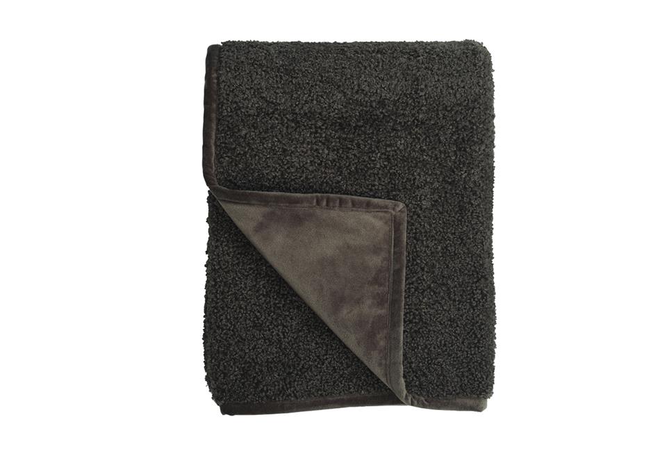 Curly 140 chocolate - throw