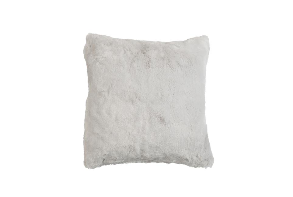 Furry White Cushion
